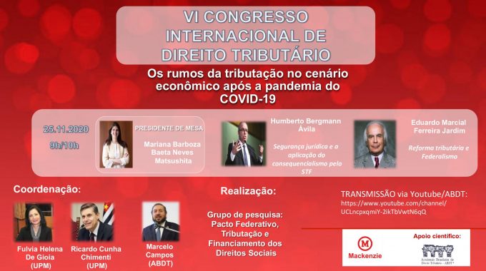 VI Congresso Nacional De Direito Tributário